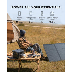 EF ECOFLOW River 2 Max Solar Generator 512Wh Long-Life LiFePO4 Portable Power Station& 160W Solar Panel for Home Backup Power, Camping & RVs 100% Charged in 60m with 3000+ Cycles & Up to 1000W Output - B0BR5NM8L4  Mini Split Systems Direct