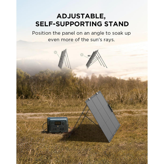 EF ECOFLOW River 2 Max Solar Generator 512Wh Long-Life LiFePO4 Portable Power Station& 160W Solar Panel for Home Backup Power, Camping & RVs 100% Charged in 60m with 3000+ Cycles & Up to 1000W Output - B0BR5NM8L4  Mini Split Systems Direct