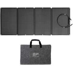 EF ECOFLOW 110W Portable Solar Panel, Foldable with Carry Case, High 23% Efficiency, IP68 Water & Dustproof Design for Camping, RVs, or Backyard Use - B09TKKYW7G  Mini Split Systems Direct