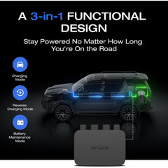 EF ECOFLOW 800W Alternator Charger, 3-in-1 Fast DC-DC Charger for Portable Power Stations, Car Battery Charger & Jump Starter 8× Faster Than Cigarette Chargers, Charges 1kWh in 1.3 hr - B0DSBZVPS6  Mini Split Systems Direct