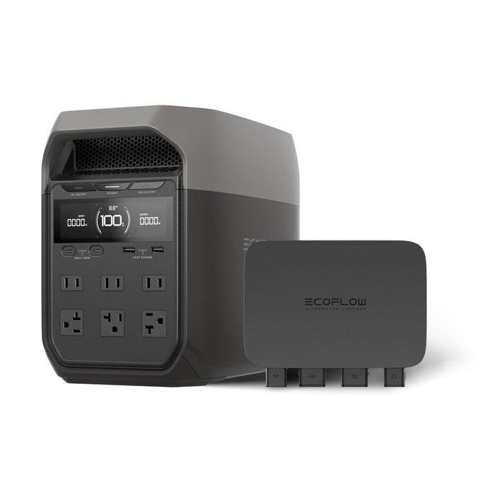 EF ECOFLOW 800W Alternator Charger with Delta Pro Portable Power Station, 3-in-1 Fast DC-DC Charger,Jump Starter 8× Faster Than Cigarette Chargers - B0F8PW61HK  Mini Split Systems Direct