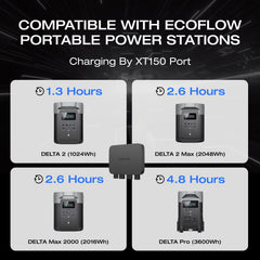 EF ECOFLOW 800W Alternator Charger with Delta Pro Portable Power Station, 3-in-1 Fast DC-DC Charger,Jump Starter 8× Faster Than Cigarette Chargers - B0F8PW61HK  Mini Split Systems Direct