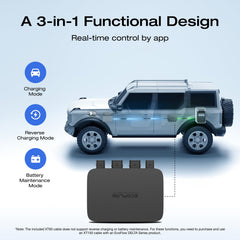 EF ECOFLOW 800W Alternator Charger with Delta Pro Portable Power Station, 3-in-1 Fast DC-DC Charger,Jump Starter 8× Faster Than Cigarette Chargers - B0F8PW61HK  Mini Split Systems Direct