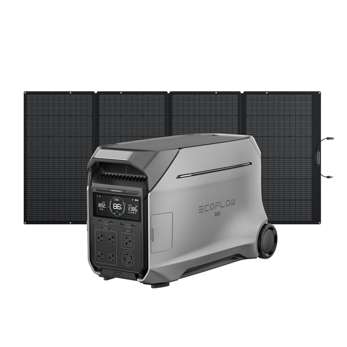 EF ECOFLOW 8kWh Portable Power Station: DELTA Pro 3 with AC Cable and Extra Battery, 120/240V 4000W AC Output, Solar Generator for Home Use, Camping, Emergencies, RVs, and Outdoor Generators - B0D14FMFZD  Mini Split Systems Direct