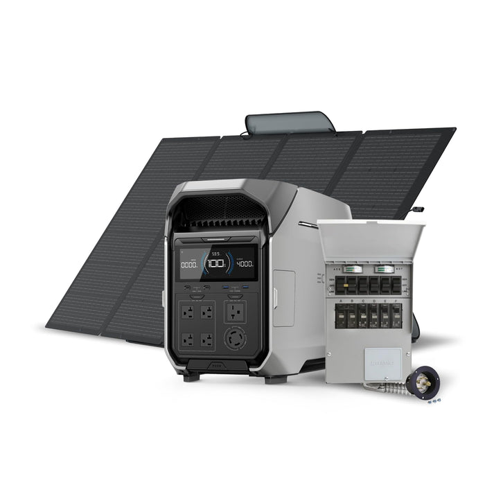 EF ECOFLOW 8kWh Portable Power Station: DELTA Pro 3 with AC Cable and Extra Battery, 120/240V 4000W AC Output, Solar Generator for Home Use, Camping, Emergencies, RVs, and Outdoor Generators - B0D14FMFZD  Mini Split Systems Direct