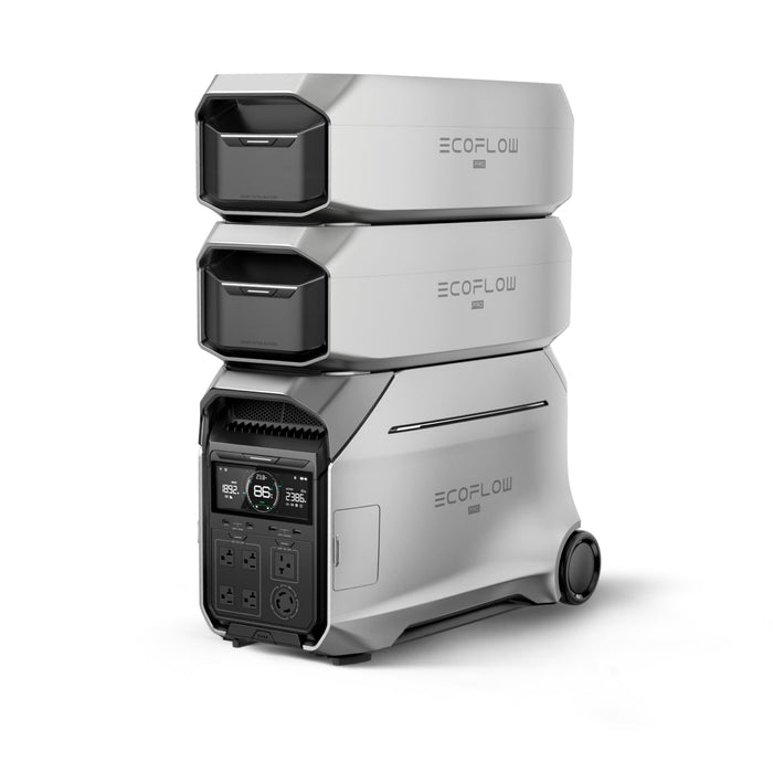 EF ECOFLOW 8kWh Portable Power Station: DELTA Pro 3 with AC Cable and Extra Battery, 120/240V 4000W AC Output, Solar Generator for Home Use, Camping, Emergencies, RVs, and Outdoor Generators - B0D14FMFZD  Mini Split Systems Direct