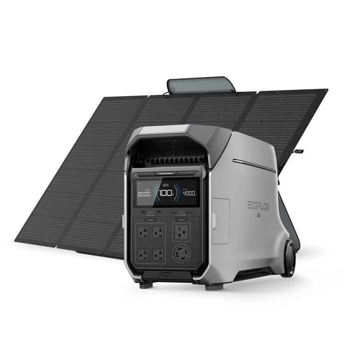EF ECOFLOW 8kWh Portable Power Station: DELTA Pro 3 with AC Cable and Extra Battery, 120/240V 4000W AC Output, Solar Generator for Home Use, Camping, Emergencies, RVs, and Outdoor Generators - B0D14FMFZD  Mini Split Systems Direct