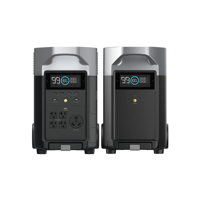 EF ECOFLOW DELTA Pro Extra Battery 3600Wh, 2.7H to Full Charge, Battery Backup for Home Use, Blackout, Camping, RV - B0CPHZFH3Z  Mini Split Systems Direct