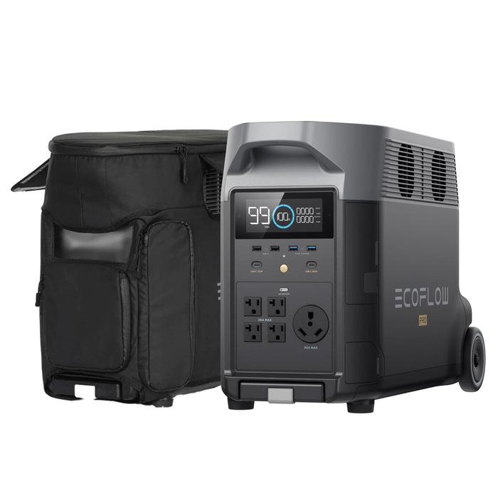 EF ECOFLOW DELTA Pro Extra Battery 3600Wh, 2.7H to Full Charge, Battery Backup for Home Use, Blackout, Camping, RV - B0CPHZFH3Z  Mini Split Systems Direct