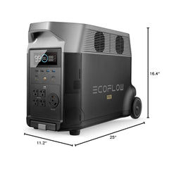 EF ECOFLOW DELTA Pro Extra Battery 3600Wh, 2.7H to Full Charge, Battery Backup for Home Use, Blackout, Camping, RV - B0CPHZFH3Z  Mini Split Systems Direct