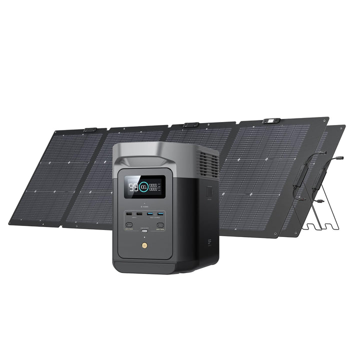 EF ECOFLOW Portable Power Station DELTA 3 1000 Air, 960Wh LiFePO4 (LFP) Battery, 500W AC Output Solar Generator(Solar Panel Optional) for Home Backup Power, Camping & RVs - B0FXXVQG9K  Mini Split Systems Direct