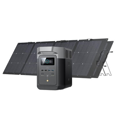 EF ECOFLOW Portable Power Station DELTA 3 1000 Air, 960Wh LiFePO4 (LFP) Battery, 500W AC Output Solar Generator(Solar Panel Optional) for Home Backup Power, Camping & RVs - B0FXXVQG9K  Mini Split Systems Direct