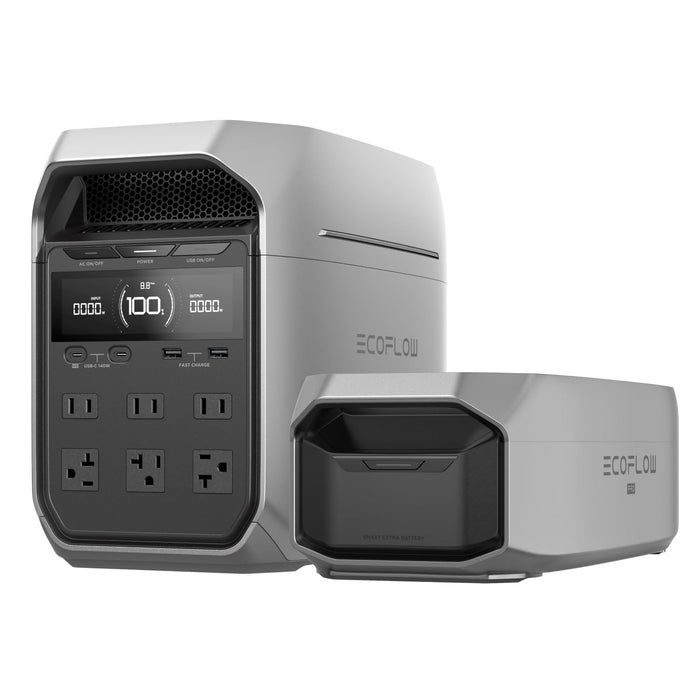 EF ECOFLOW Portable Power Station DELTA 3 1000 Air, 960Wh LiFePO4 (LFP) Battery, 500W AC Output Solar Generator(Solar Panel Optional) for Home Backup Power, Camping & RVs - B0FXXVQG9K  Mini Split Systems Direct