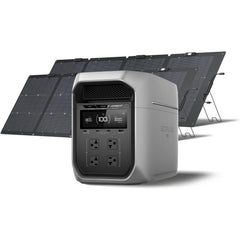 EF ECOFLOW Portable Power Station DELTA 3 MAX Plus with 220W Solar Panel, 3000W Max Output, Fast 0–80% Recharge in 64mins, Reliable Home Backup & RV Camping - B0FR96BGJW-B0FR9737RW-B0FQV9Q9J2-B0FR8CW1M9  Mini Split Systems Direct