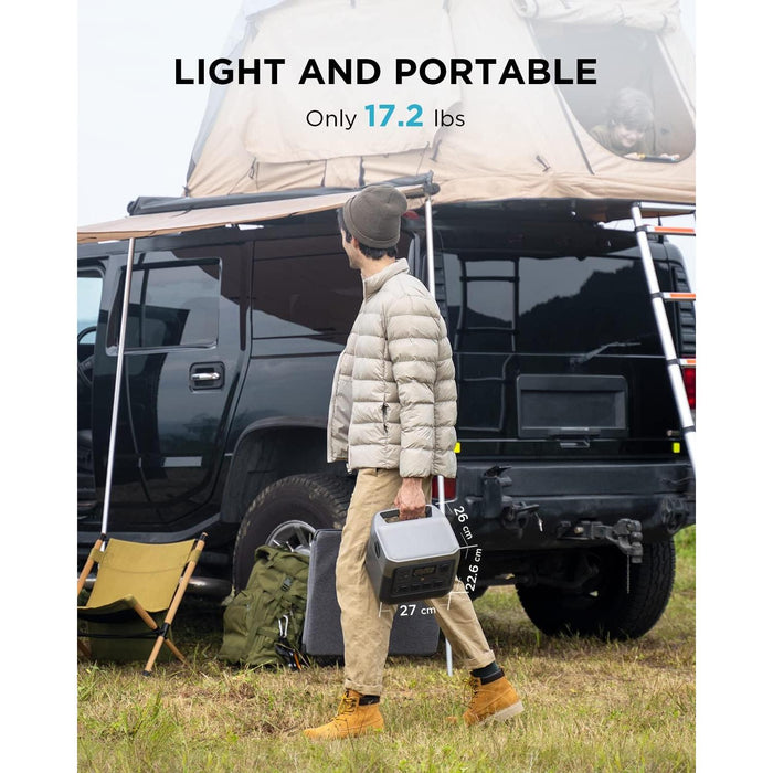 EF ECOFLOW Portable Power Station RIVER 2 Pro, 768Wh LiFePO4 Battery, 70 Min Fast Charging, 4X800W (X-Boost 1600W) AC Outlets, Solar Generator for Outdoor Camping/RVs/Home Use Black - B0BVLPGS79  Mini Split Systems Direct