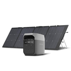 EF ECOFLOW Solar Generator DELTA 2 with 160W Solar Panel, LFP(LiFePO4) Battery, Fast Charging, Portable Power Station for Home Backup Power, Camping & RVs - B0FQVC4RF5  Mini Split Systems Direct