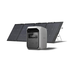 EF ECOFLOW Solar Generator DELTA 2 with 160W Solar Panel, LFP(LiFePO4) Battery, Fast Charging, Portable Power Station for Home Backup Power, Camping & RVs - B0FQVC4RF5  Mini Split Systems Direct