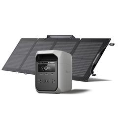 EF ECOFLOW Solar Generator DELTA 2 with 160W Solar Panel, LFP(LiFePO4) Battery, Fast Charging, Portable Power Station for Home Backup Power, Camping & RVs - B0FQVC4RF5  Mini Split Systems Direct