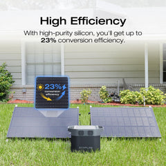 EF ECOFLOW Solar Generator DELTA 2 with 160W Solar Panel, LFP(LiFePO4) Battery, Fast Charging, Portable Power Station for Home Backup Power, Camping & RVs - B0FQVC4RF5  Mini Split Systems Direct