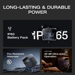 EF ECOFLOW Solar Generator Delta 3 with 160W Solar Panel, 1024Wh Portable Power Station, LFP Battery 1800W AC/100W USB-C Output, Full Charge in 56 Min for Home Backup Power, Camping & RVs - B0FD3HPB83  Mini Split Systems Direct