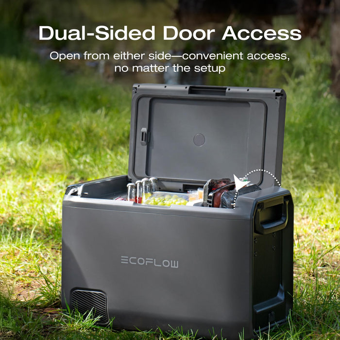 EF ECOFLOW GLACIER Classic 35L Portable Fridge Freezer, 43H Cooling Car Refrigerator, Battery Powered with App Control, 6 Charging Options, Fast&Quiet Electric Cooler for Camping, RV, Off-Grid Living - B0F4DP9BKH-B0F62HMKBX  Mini Split Systems Direct