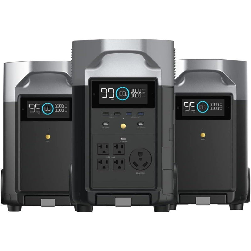EcoFlow DELTA Pro + 2 × DELTA Pro Extra Battery