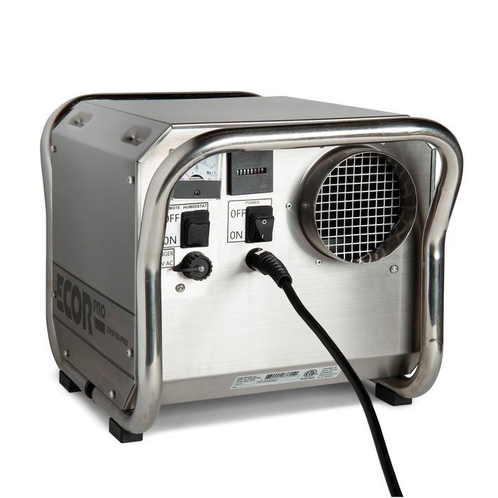 Ecor Pro EPD150 PRO DryFan 150 Pint Stainless Steel Desiccant Dehumidifier - 120V - EPD150-PRO  Mini Split Systems Direct