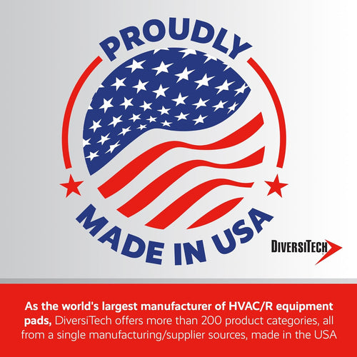 FREE DiversiTech 32" x 32" x 3" E Lite Condenser Mounting Pad ($139.99 Value) - GIFT-EL3232-3  Mini Split Systems Direct