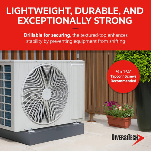 FREE DiversiTech 32" x 32" x 3" E Lite Condenser Mounting Pad ($139.99 Value) - GIFT-EL3232-3  Mini Split Systems Direct