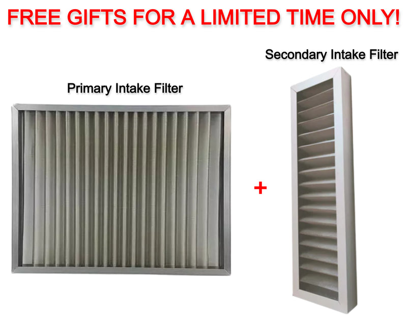 Free Primary and Secondary Intake Washable Stainless Steel Filters for XPOWER XD-85L2 ($55.00 Value)