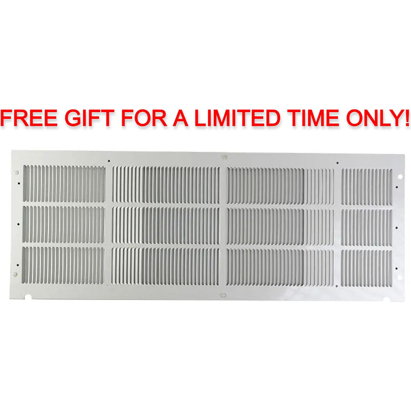 Free ACiQ PTAC Exterior Aluminum Grille - White Enamel Finish ($65 Value)