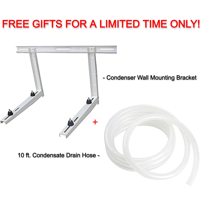 Free Condenser Wall Mounting Bracket + 10 ft. Condensate Drain Hose for Mini Split Air Conditioners ($139.98 Value) - WMB-CDH  Mini Split Systems Direct