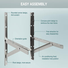 Free Condenser Wall Mounting Brackets ($119.99 Value) -   Mini Split Systems Direct
