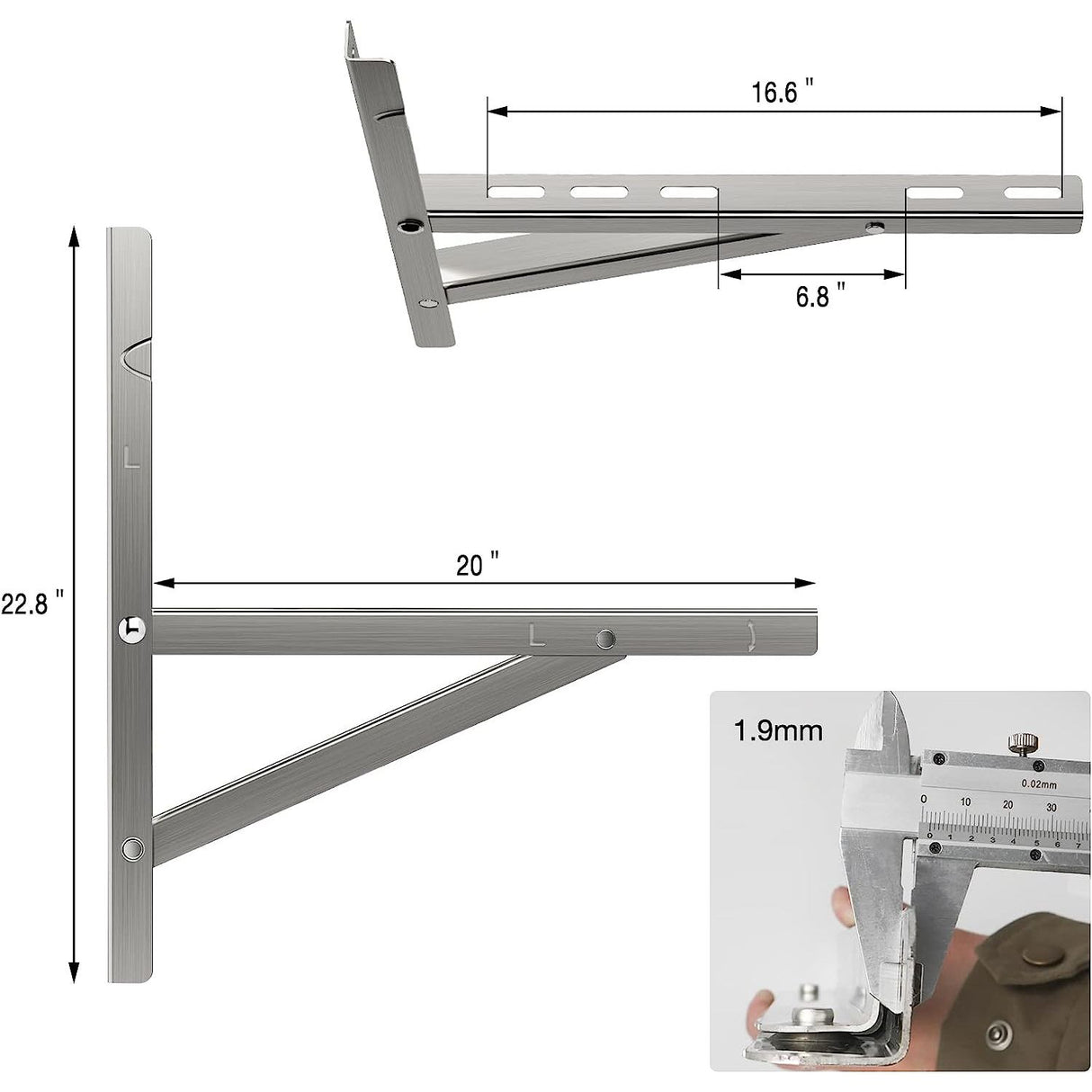 Free Condenser Wall Mounting Brackets ($139.99 Value)