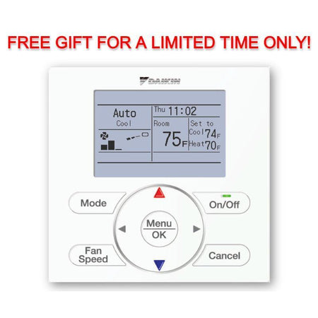 Free Daikin Wired Navigation Controller BRC1E73 ($459.99 Value) - FREE-BRC1E73  Mini Split Systems Direct