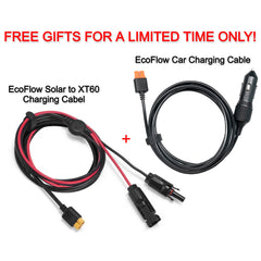Free EcoFlow Solar to XT60 Charging Cable + EcoFlow Car Charging Cable for EcoFlow Power Stations ($49.99 Value) - FREE-EFMC4-XT60CBL3.5M  Mini Split Systems Direct