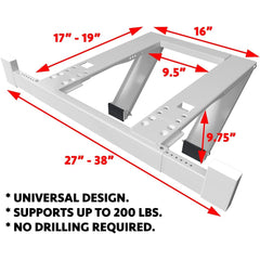 Free Heavy Duty Drill-less Window Air Conditioner Support Bracket ($70 Value) -   Mini Split Systems Direct