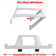 Free Heavy Duty Drill-less Window Air Conditioner Support Bracket ($70 Value) -   Mini Split Systems Direct