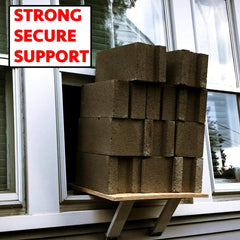Free Heavy Duty Drill-less Window Air Conditioner Support Bracket ($70 Value) -   Mini Split Systems Direct