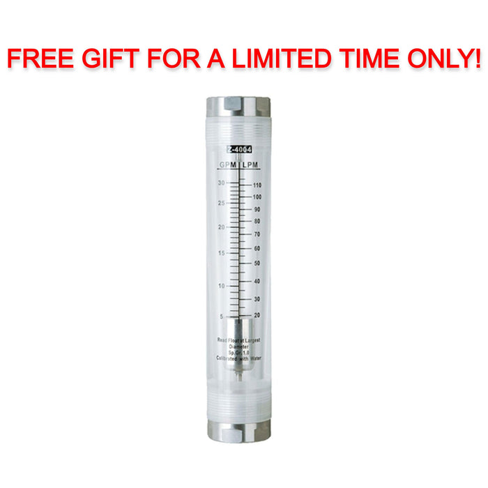 Free MRCOOL 2-20 GPM Flow Meter ($132.99 Value) - Z-4004  Mini Split Systems Direct