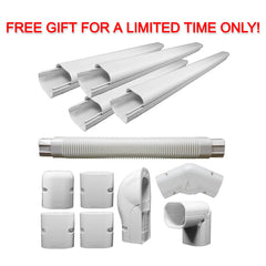Free Pioneer® Decorative PVC Line Cover Kit for Mini Split Air Conditioners & Heat Pumps ($115.99 Value) - PVC-LINE-KIT  Mini Split Systems Direct