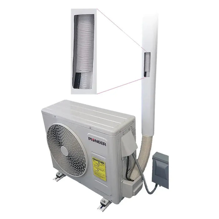 Free Pioneer® Decorative PVC Line Cover Kit for Mini Split Air Conditioners & Heat Pumps ($73.99 Value) - FREE-PVC-LINE-KIT  Mini Split Systems Direct
