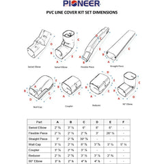 Free Pioneer® Decorative PVC Line Cover Kit for Mini Split Air Conditioners & Heat Pumps ($73.99 Value) - FREE-PVC-LINE-KIT  Mini Split Systems Direct