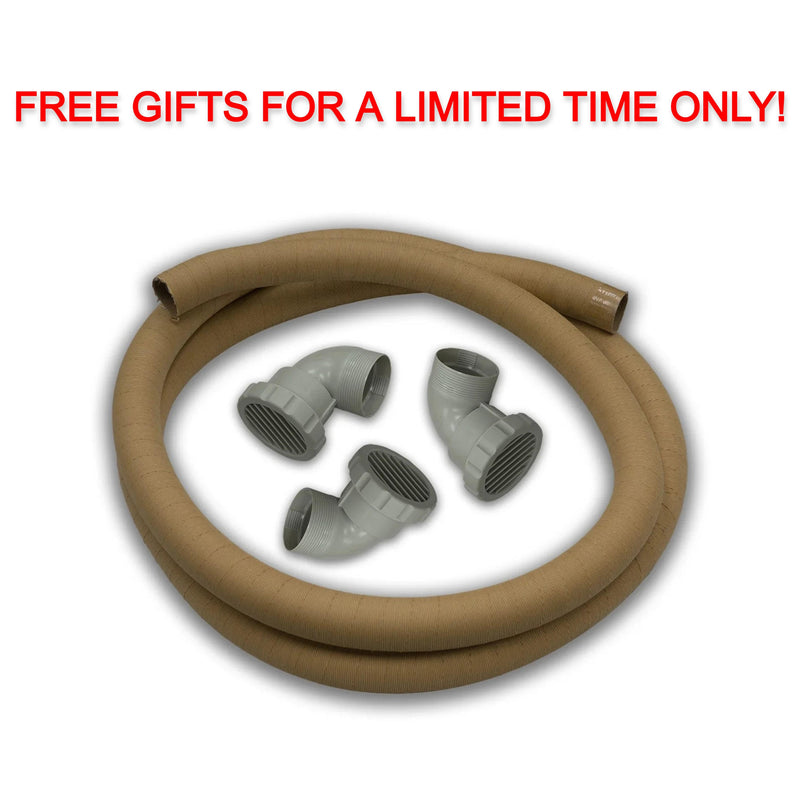 Free Pioneer® Air Outlet and Duct Hose Kit for Pioneer Under-Bench Heat Pump ($136.00 Value)