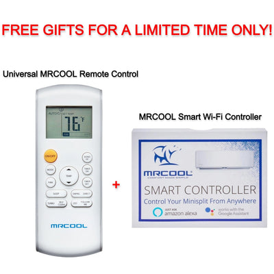 Free Universal MRCOOL Remote Control and MRCOOL Smart Wi-Fi Controller ($114.99 Value) -   Mini Split Systems Direct