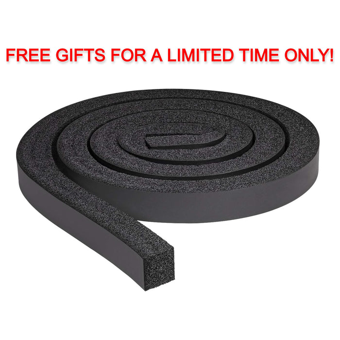 Free Window Air Conditioner Foam Sealant Strips, 2 pcs, 1x1 inch, 6.5 Feet Long ($19.99 Value) - FREE-SA-WAC-FIS  Mini Split Systems Direct