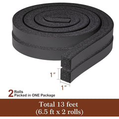 Free Window Air Conditioner Foam Sealant Strips, 2 pcs, 1x1 inch, 6.5 Feet Long ($19.99 Value)