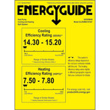 Goodman 1.5 Ton 15 SEER2 R-32 Heat Pump System and Front or Bottom Return Air Handler with 5kW Heat Kit (GLZS4MA1810 Condenser and AWST18SU1305 Wall Mount Air Handler)