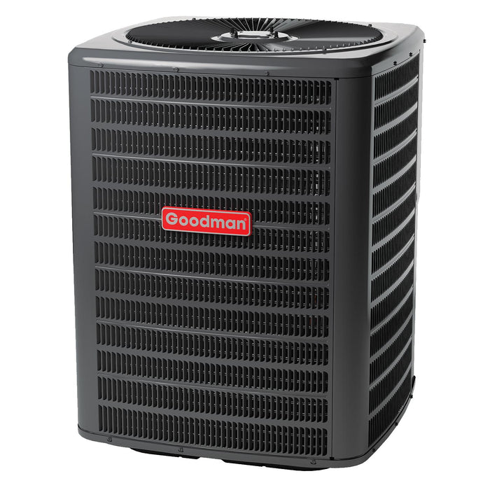 Goodman 2.5 TON 15.2 SEER2 Multi-Position R-32 Heat Pump System with air handler (GLZS4BA3010 condenser and AMST42CU1300 air handler) - GLZS4BA3010 / AMST42CU1300  Mini Split Systems Direct