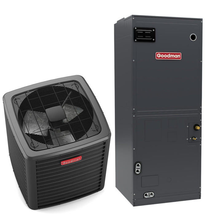 Goodman 2 Ton 17.5 SEER2 R-32 Two-Stage Heat Pump System (Variable Speed) - GLZT7CA2410 - AMVT30BP1300  Mini Split Systems Direct